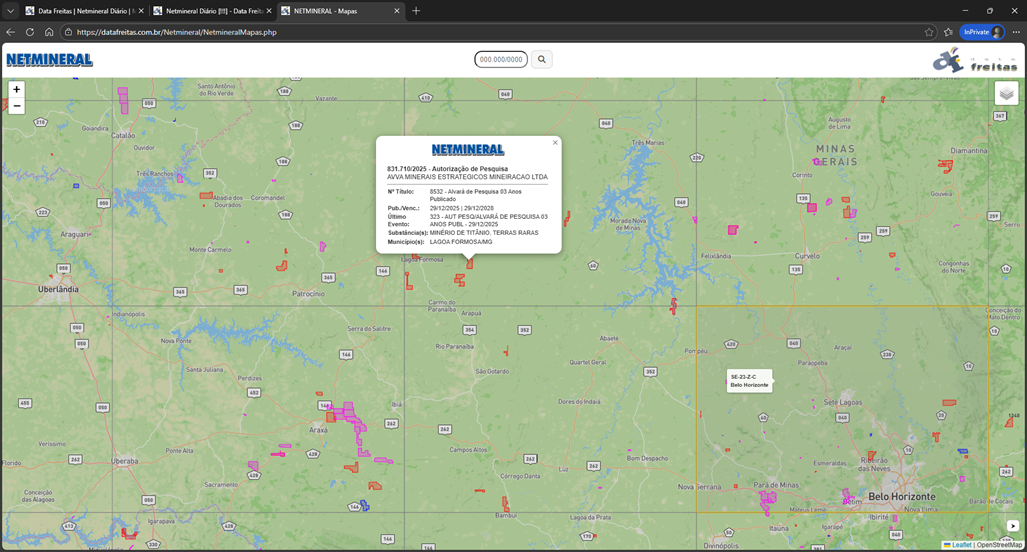 Tela 6 do Netmineral